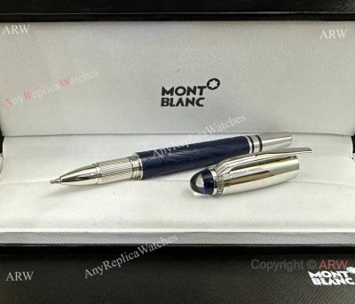 New 2023 Mont blanc Starwalker SpaceBlue Doue Rollerball Pen AAA Copy